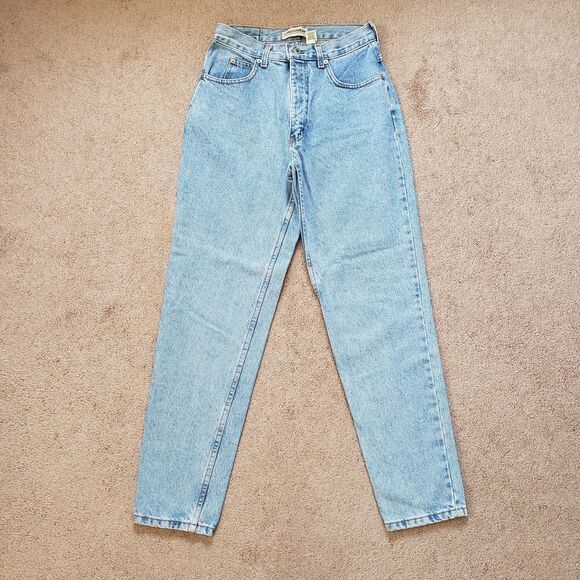 Vintage London Jean Mom Style High Rise Cotton Women's Size 8 Light Wash - Picture 1 of 11